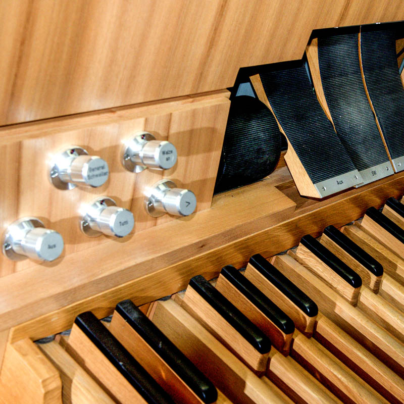 Kirchenorgel Pedal der Orgel